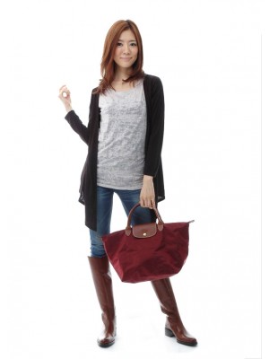 LC040*LONGCHAMP LE PLIAGE MEDIUM HANDBAG 1623089 (BORDEAUX) *SUPER SALE